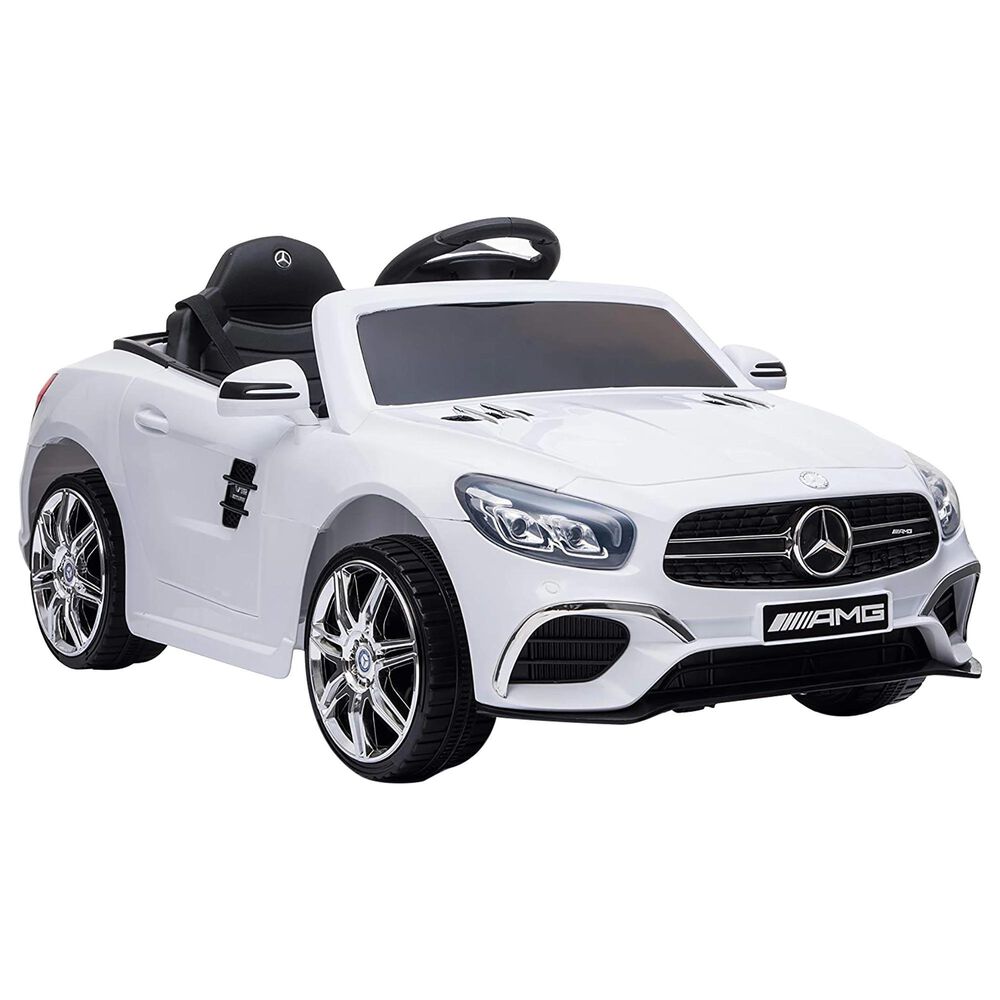 Best Ride On Cars Mercedes Benz AMG SL63 12V Electric Ride On Car in White, , large