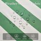 HOMLUX 10" Patio Umbrella with Adjustable Tilt and Scalloped Edge in Green, , large