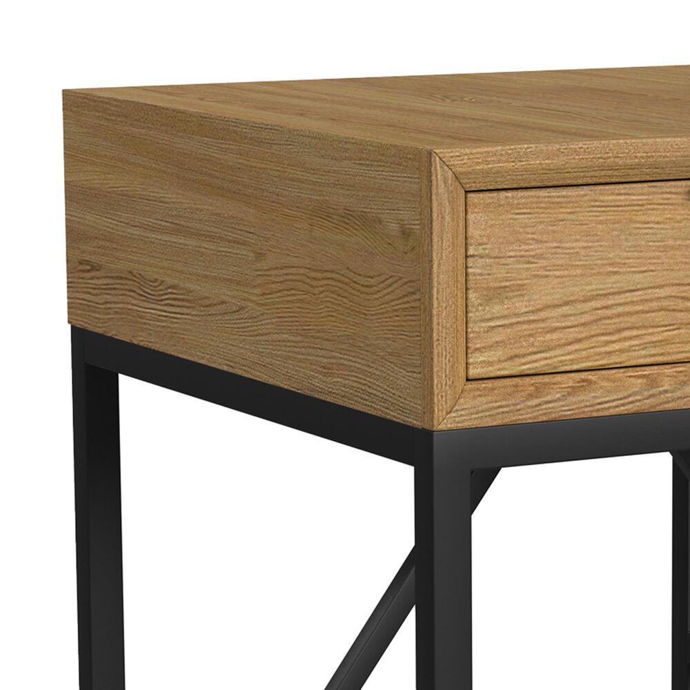 Hawthorne Furniture Newport End Table in Natural Oak, , large