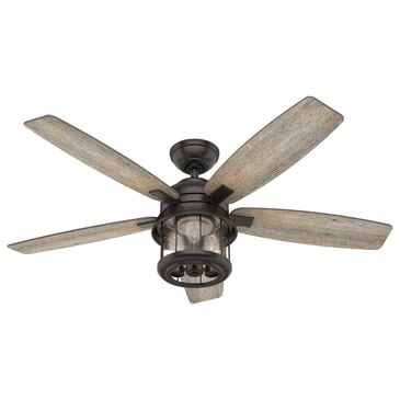 Hunter Coral Bay 52" Outdoor Ceiling Fan with Lights in Noble Bronze, , large