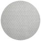 Dalyn Rug Company The Reserve TR15 Silver 8" Round Indoor/Outdoor Area Rug, , large