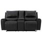 Ashley Glossmore Manual Reclining Loveseat in Black, , large