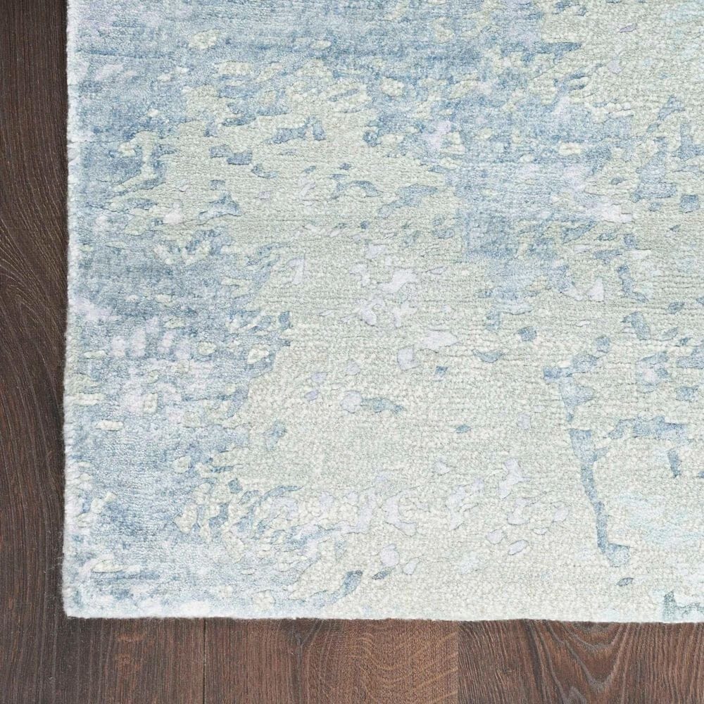 Nourison Silk Shadows 2&#39; x 3&#39; Blue and Green Area Rug, , large
