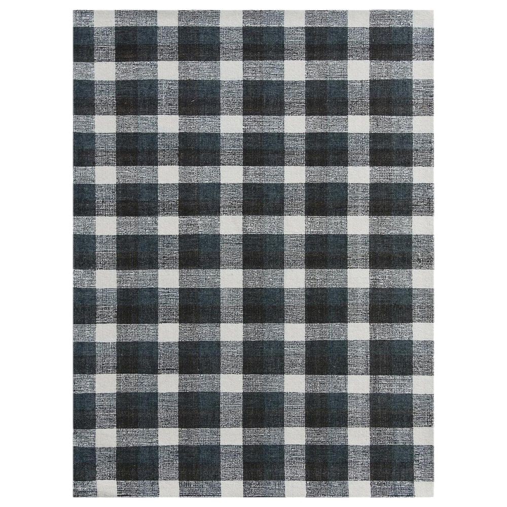 Amer Rugs Tartan 5" x 7"6" Charcoal Area Rug, , large