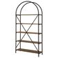 Ashley Galtbury Arched Bookcase in Brown and Black, , large
