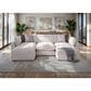 Moore Furniture Pollock 3-Piece Stationary Symmetrical Sectional in Linwood Linen, , large
