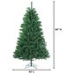 The Gerson Company 7" Un-Lit Artificial Montana Pine in Green, , large