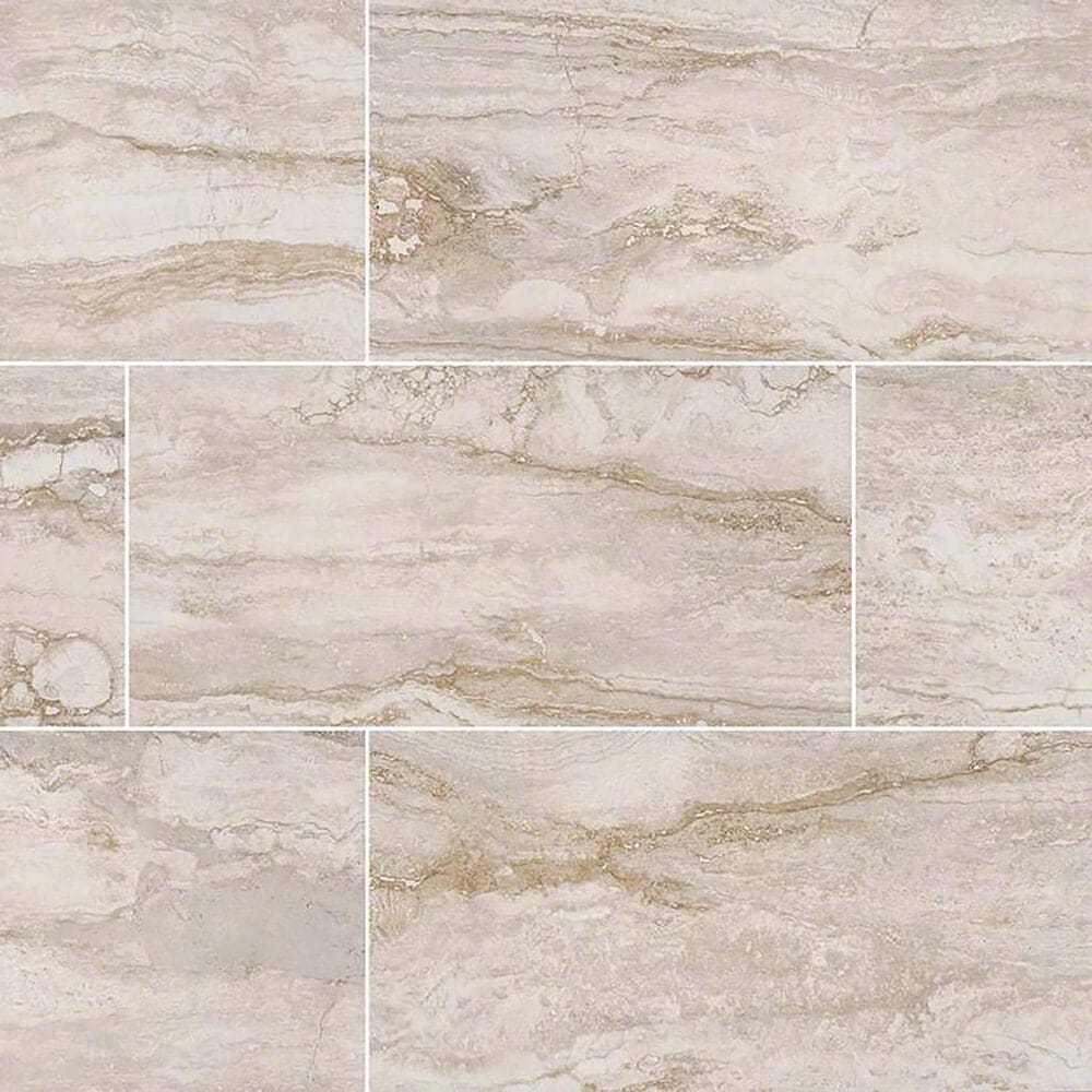 MS International Bernini Bianco 12" x 24" Matte Porcelain Tile, , large