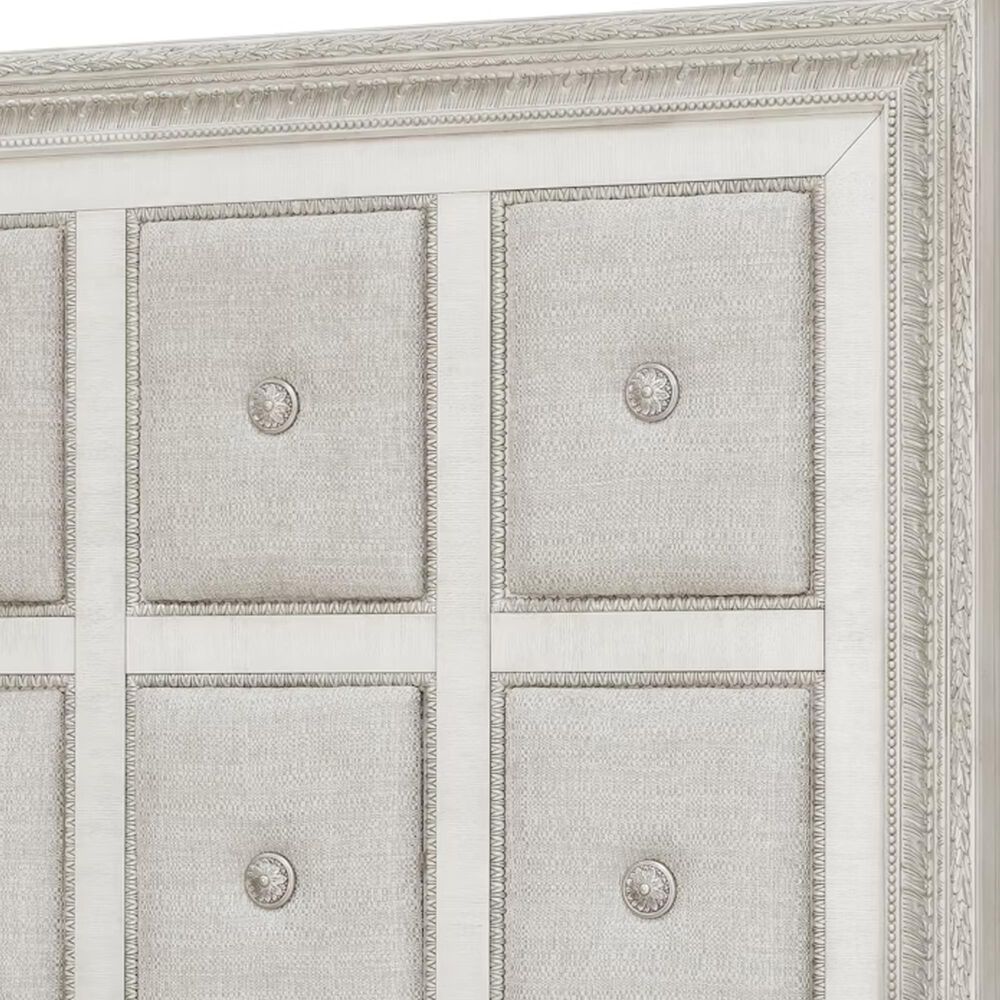 Chapel Hill Camila 3-Piece Queen Bedroom Set in White and Silver, , large