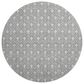 Dalyn Rug Company The Reserve TR10 Gray 8" Round Indoor/Outdoor Area Rug, , large