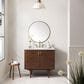 James Martin Vanities Amberly 36" Single Bathroom Vanity in Walnut with 3 cm Ethereal Noctis Quartz Top and Rectangular Sink, , large
