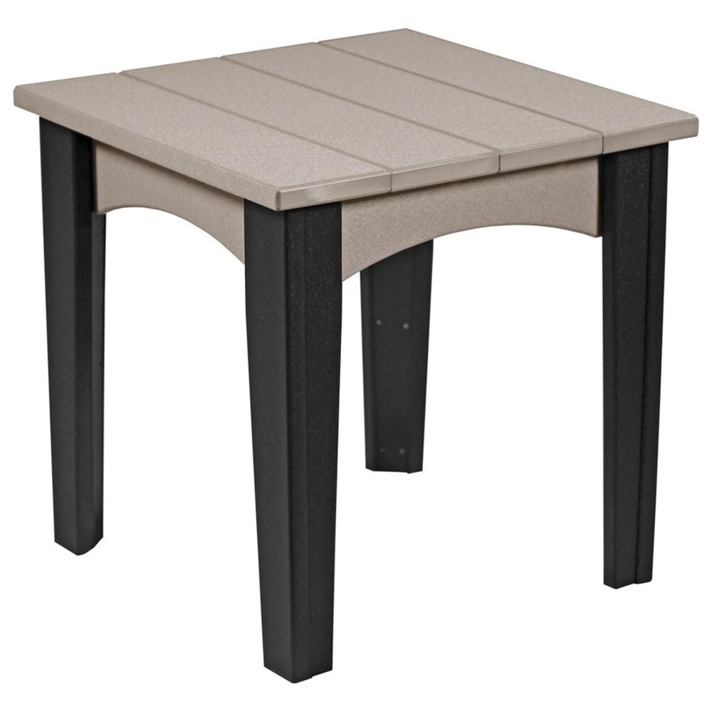 Amish Orchard Island End Table in Weatherwood and Black, , large