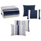 Hallmart Collectibles Adriel 5-Piece King Comforter Set in Blue and White, , large
