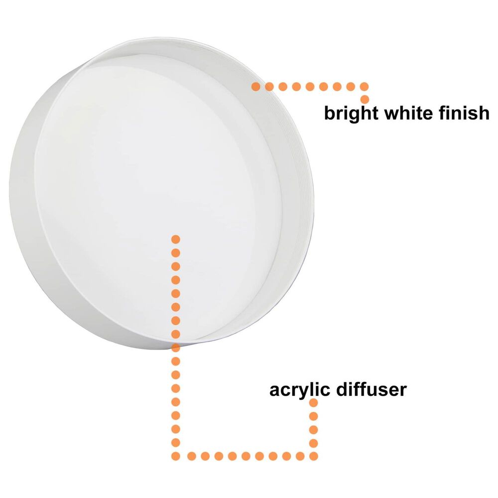 Claxy LED Recessed Lighting Dimmable Downlight in Bright White &#40;Set of 5&#41;, , large