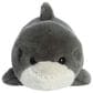Aurora 10" Sebastian Shark Stuffed Animal in Deep Sea Gray and White, , large