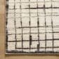 Loloi Bleecker Ivory and Charcoal 5"3" x 7"6" Area Rug, , large