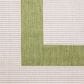 Loloi Easton Green and Ivory 5"3" x 7"6" Indoor/Outdoor Area Rug, , large
