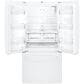 GE Appliances 18.6 Cu. Ft. Counter-Depth French-Door Refrigerator in White, , large