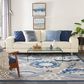 Nourison Aloha ALH25 12" x 15" Blue and Grey Indoor/Outdoor Area Rug, , large