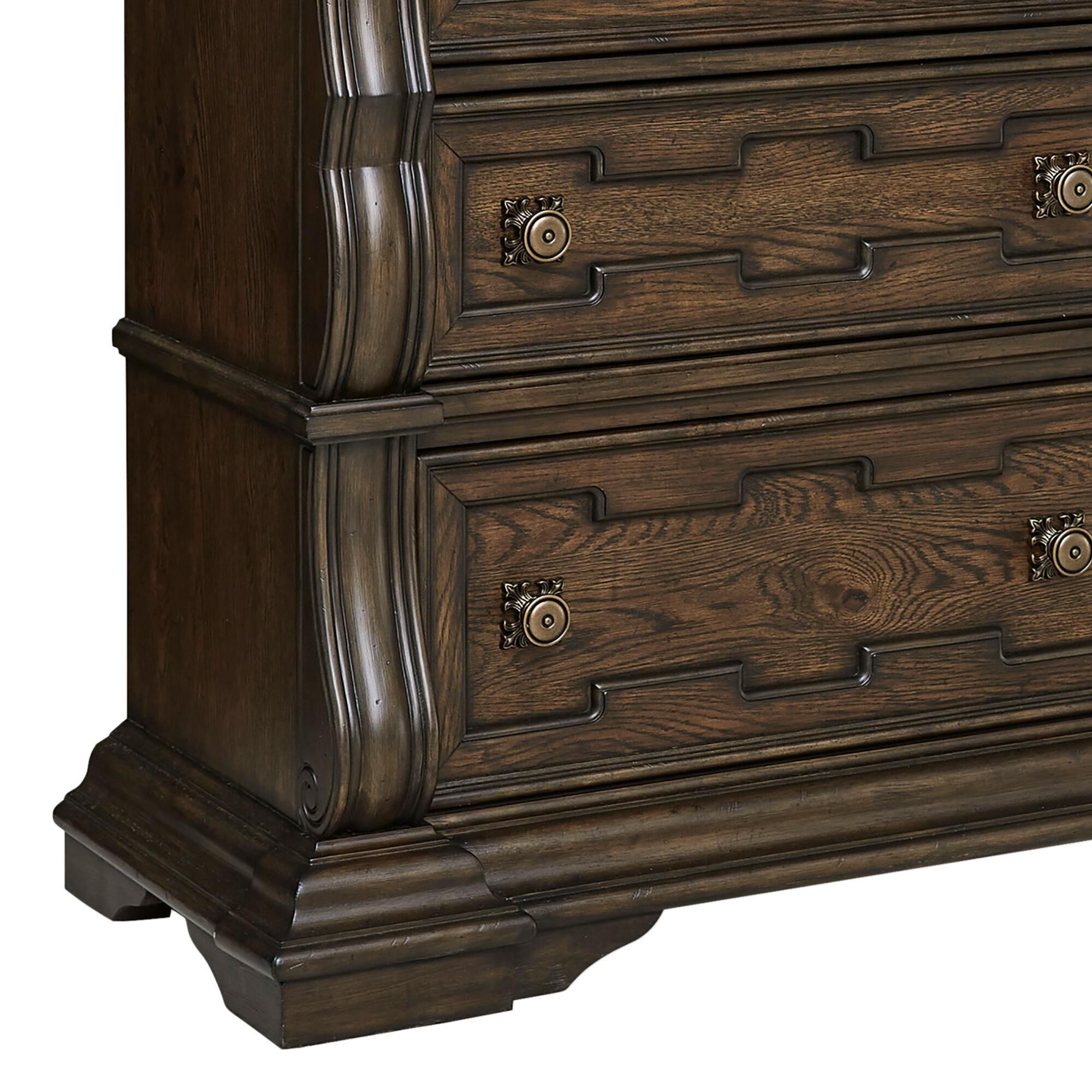 Millenium Maylee 6-Drawer Dresser in Dark Brown