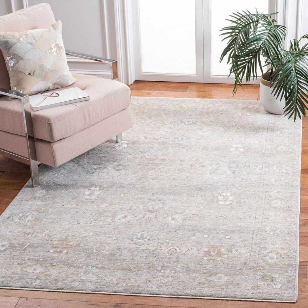 Safavieh Webster WBS322G 8&#39; x 10&#39; Grey and Beige Area Rug, , large