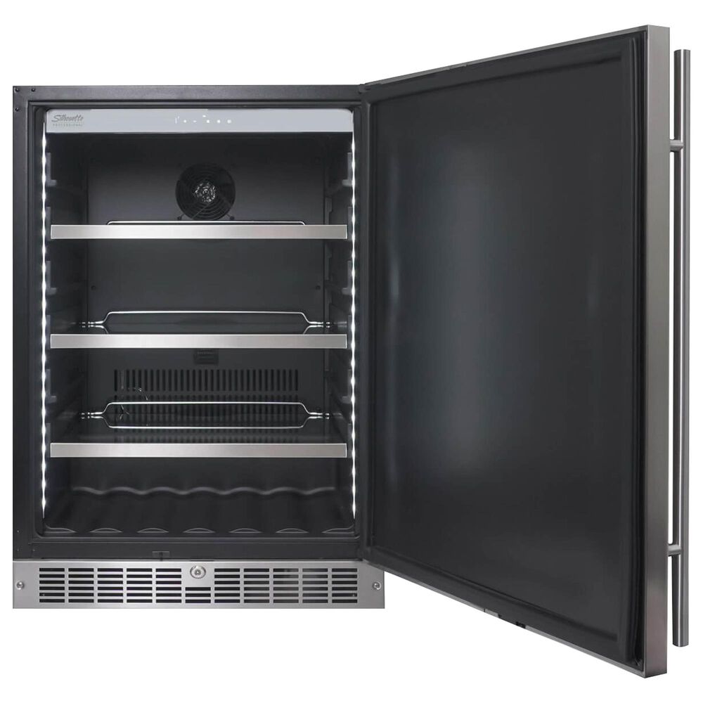 Danby 5.5 Cu. Ft. Built-In Compact Refrigerator in Stainless Steel and Black, , large