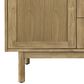 James Martin Vanities Laurent 36" Single Bathroom Vanity in Light Natural Oak with 3 cm White Zeus Quartz Top and Rectangular Sink, , large