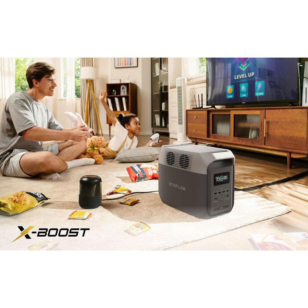 EcoFlow Delta 3 1500 Portable Power Station in Dark Grey, , large