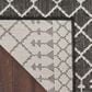 Nourison Positano Southwestern Black 8" x 10" Indoor/Outdoor Area Rug, , large