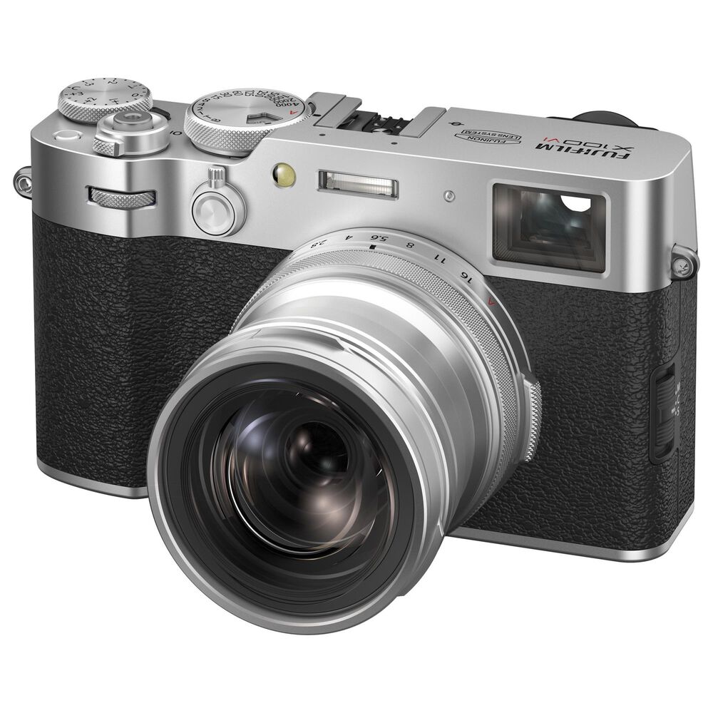 Fujifilm X100VI Point and Shoot Digital Camera in Silver, , large