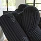 Ashley Forest Lake Power Recliner with Adjustable Headrest in Black Velvet, , large