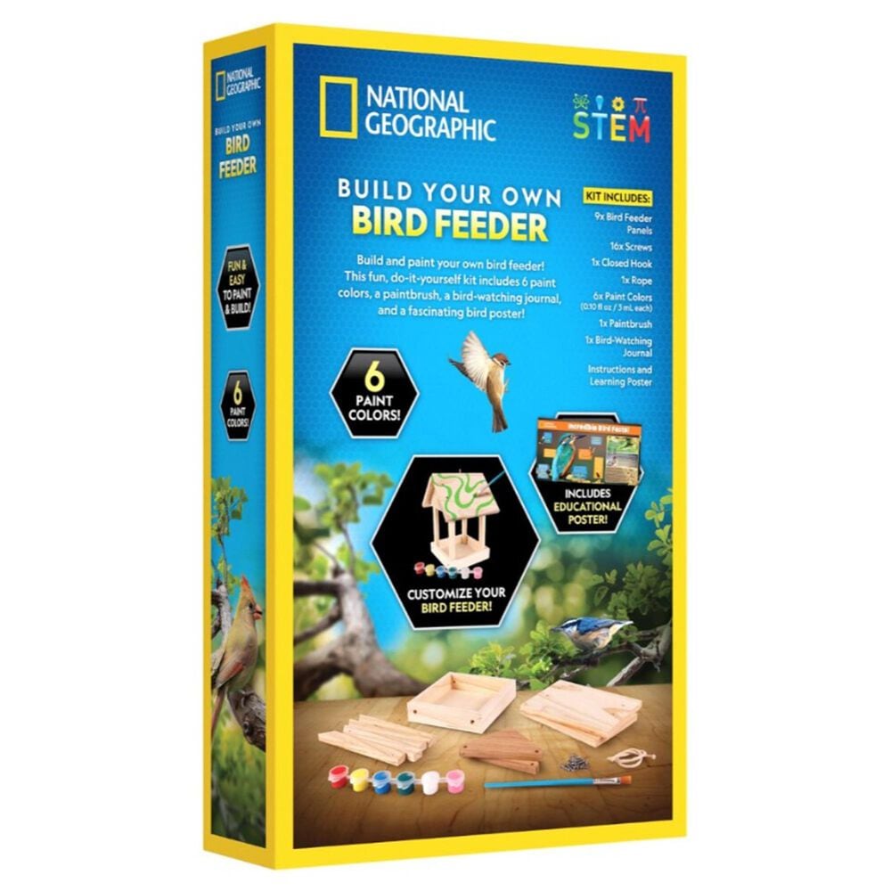 National Geographic Build Your Own Birdfeeder Kit in Multicolor, , large