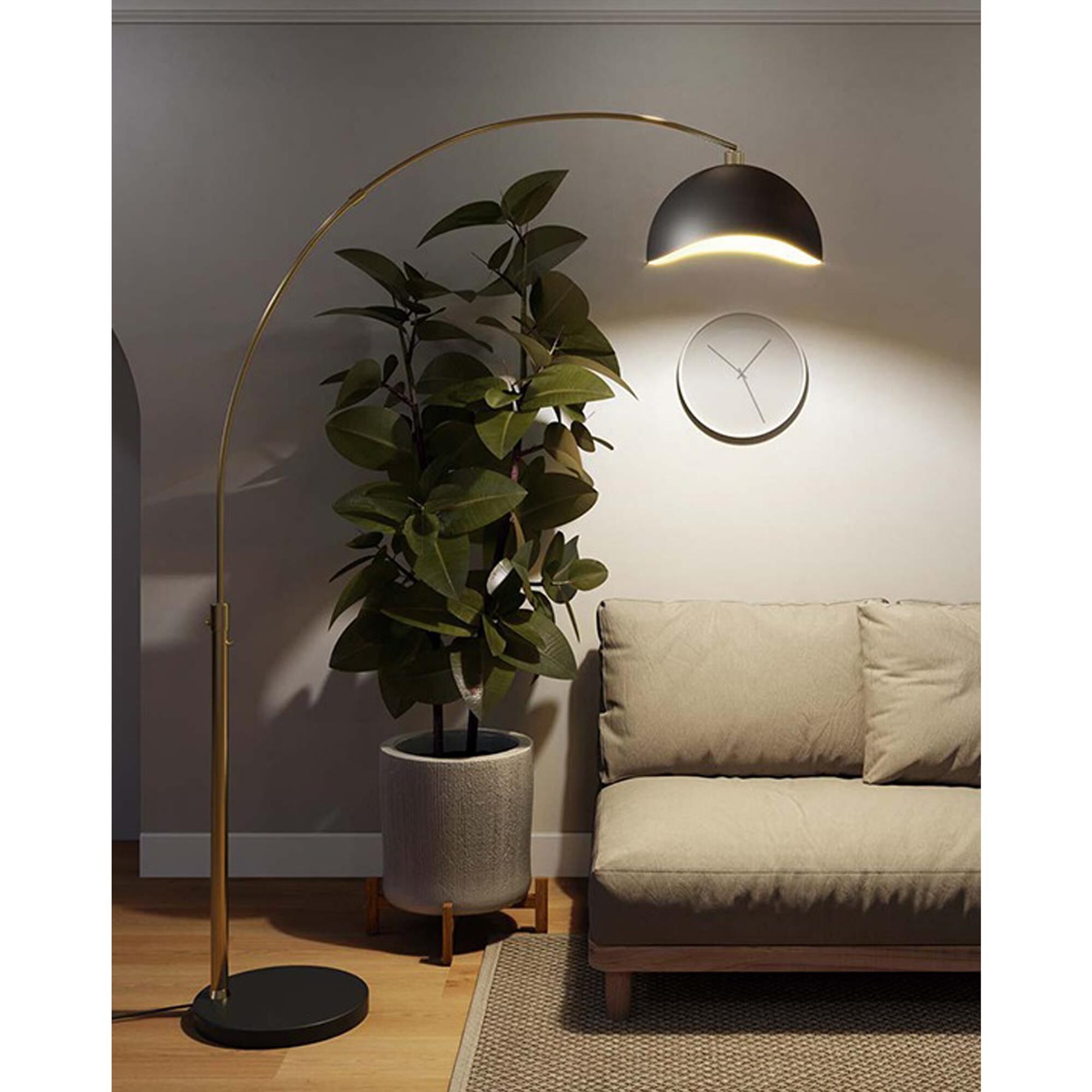 Luna bella arc floor lamp hot sale