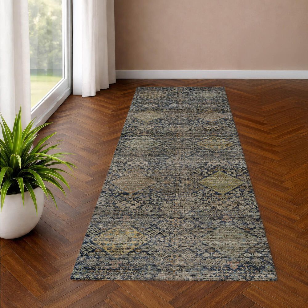 Dalyn Rug Company Aristo AR1 Navy 2'3" x 7'6" Runner, , large