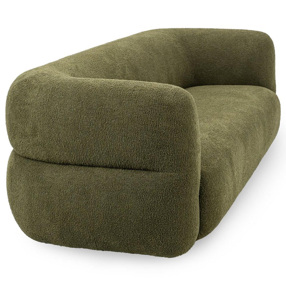 Classic Home Faris Stationary Sofa in Dark Olive, , large