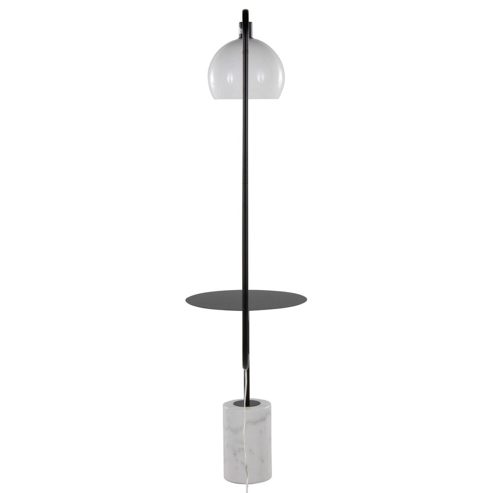 LumiSource Symbol Floor Lamp in Black and White, , large