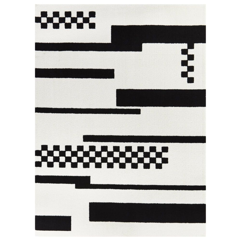 Balta Rugs Bernini 5"3" x 7" White Area Rug, , large
