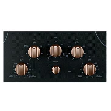 Cafe Electric Cooktop Knob in Brushed Bronze, , large