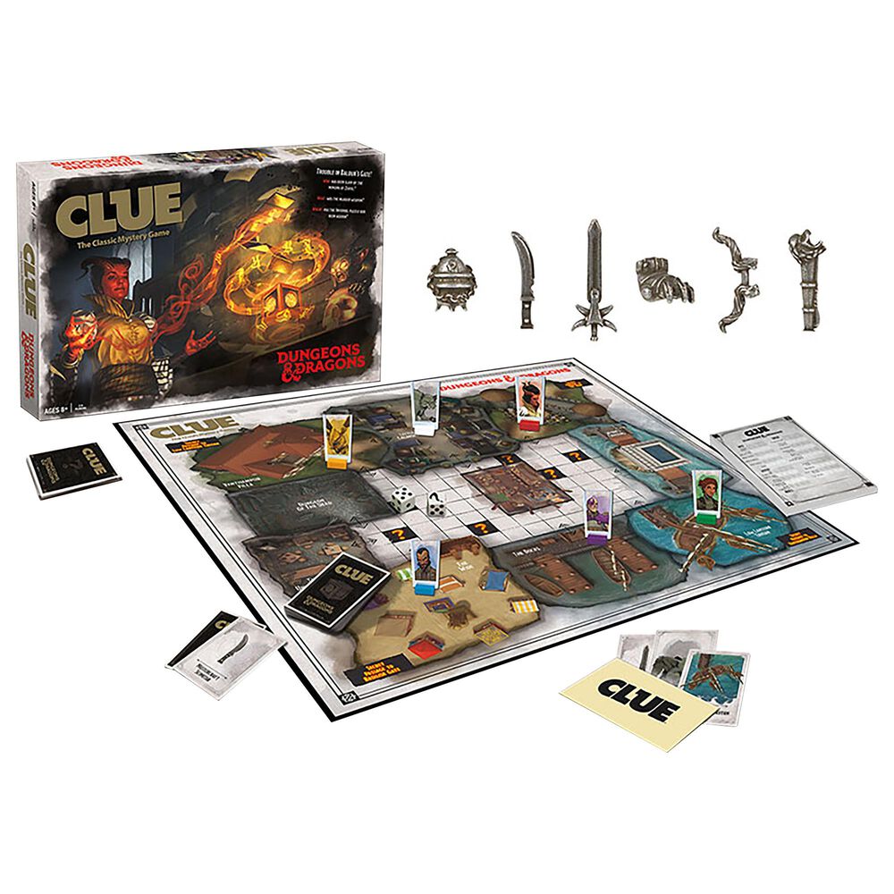 USAopoly Clue Dungeons and Dragons, , large
