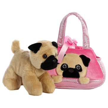 Fancy Pals 7" Peek-A Boo Pug Pet Carrier, , large