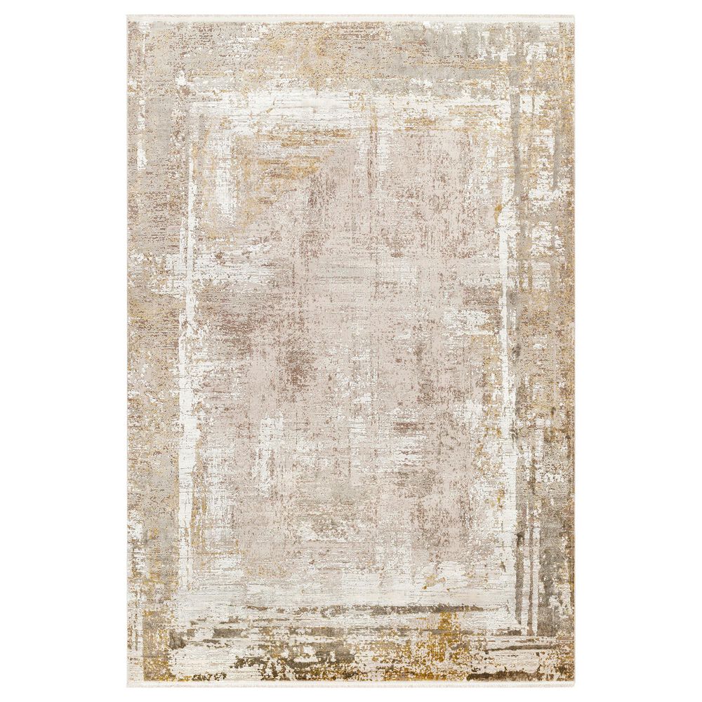 Surya Solar 3" x 8" Ivory, Wheat, Tan, Brown, Blush, Dark Brown and Mustard Runner, , large