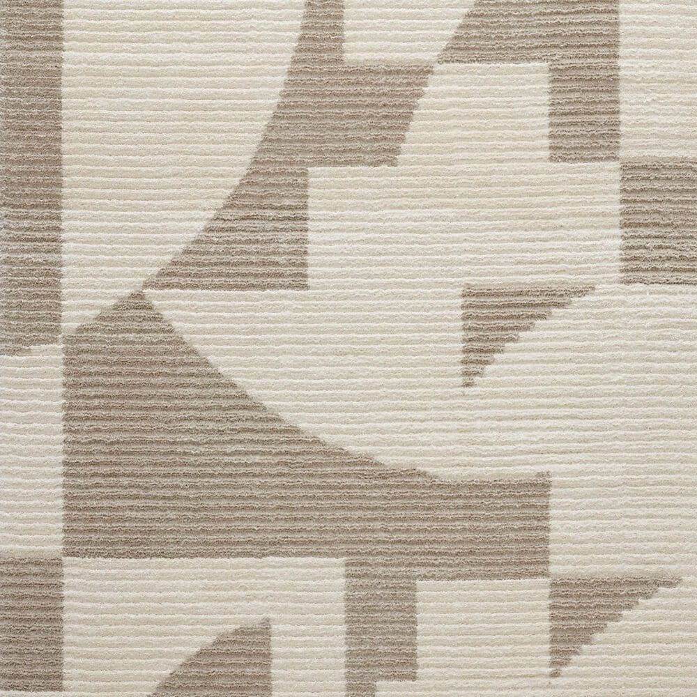 Central Oriental Etros Maki Beige and Taupe 5&#39;3&quot; x 7&#39;3&quot; Area Rug, , large