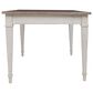 Ashley Skempton Dining Table in White and Light Brown - Table Only, , large