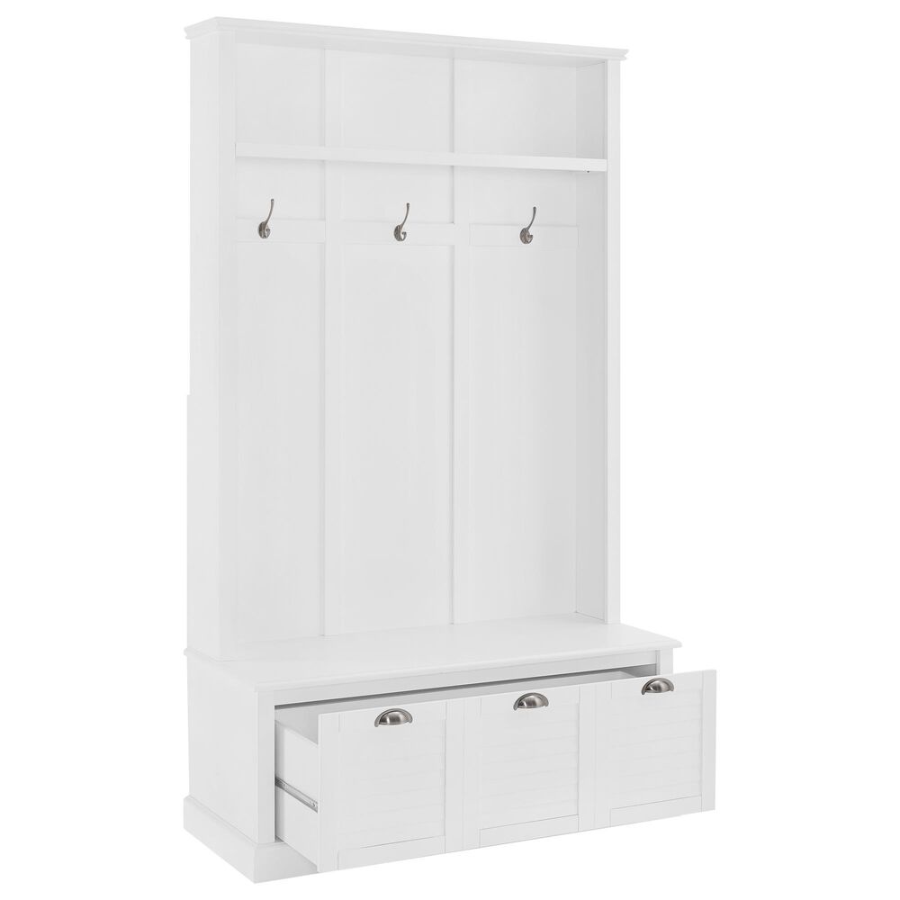 Crosley Furniture Ellison Hall Tree in White NFM
