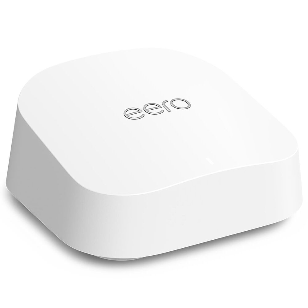 eero Pro 6E Mesh Wi-Fi 6E Router with 7 Mesh Wi-Fi 7 System in White, , large