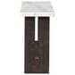 Ashley Burkhaus Sofa Table in White and Dark Brown, , large