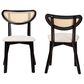 Baxton Studio Dannell Side Chair in Black and Light Brown (Set of 2), , large