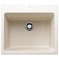 Blanco Liven 25" Dual Mount Laundry Sink in Soft White, , large