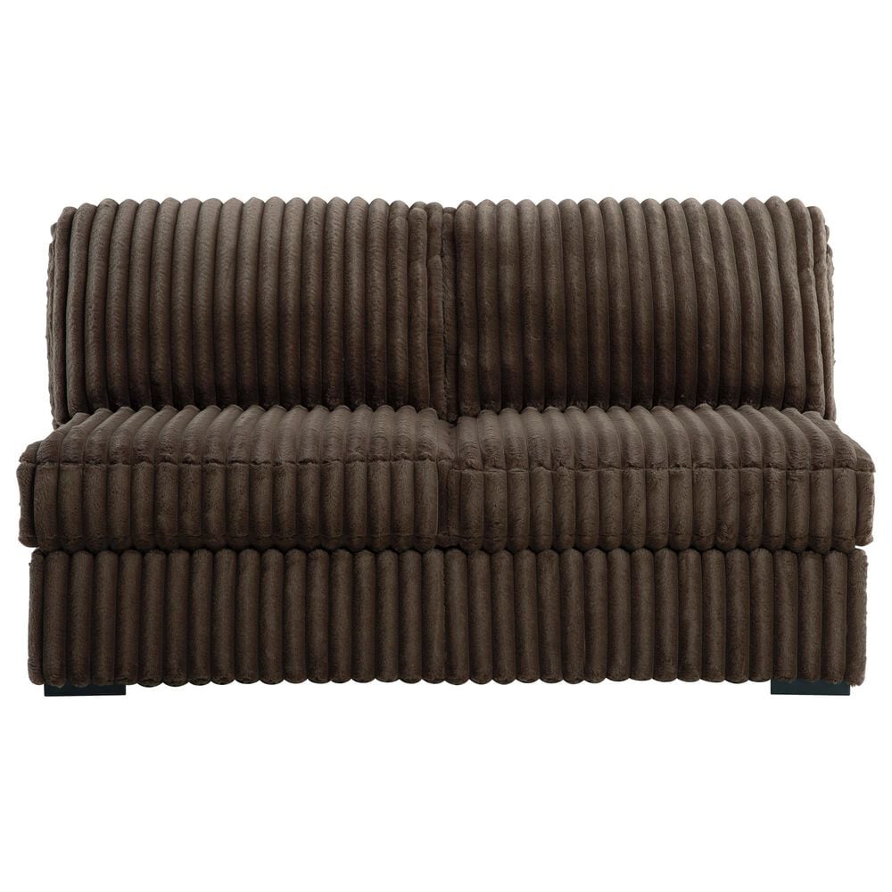 Ashley Midnight-Madness 4-Piece Left Facing Sectional with Chaise in Chocolate, , large