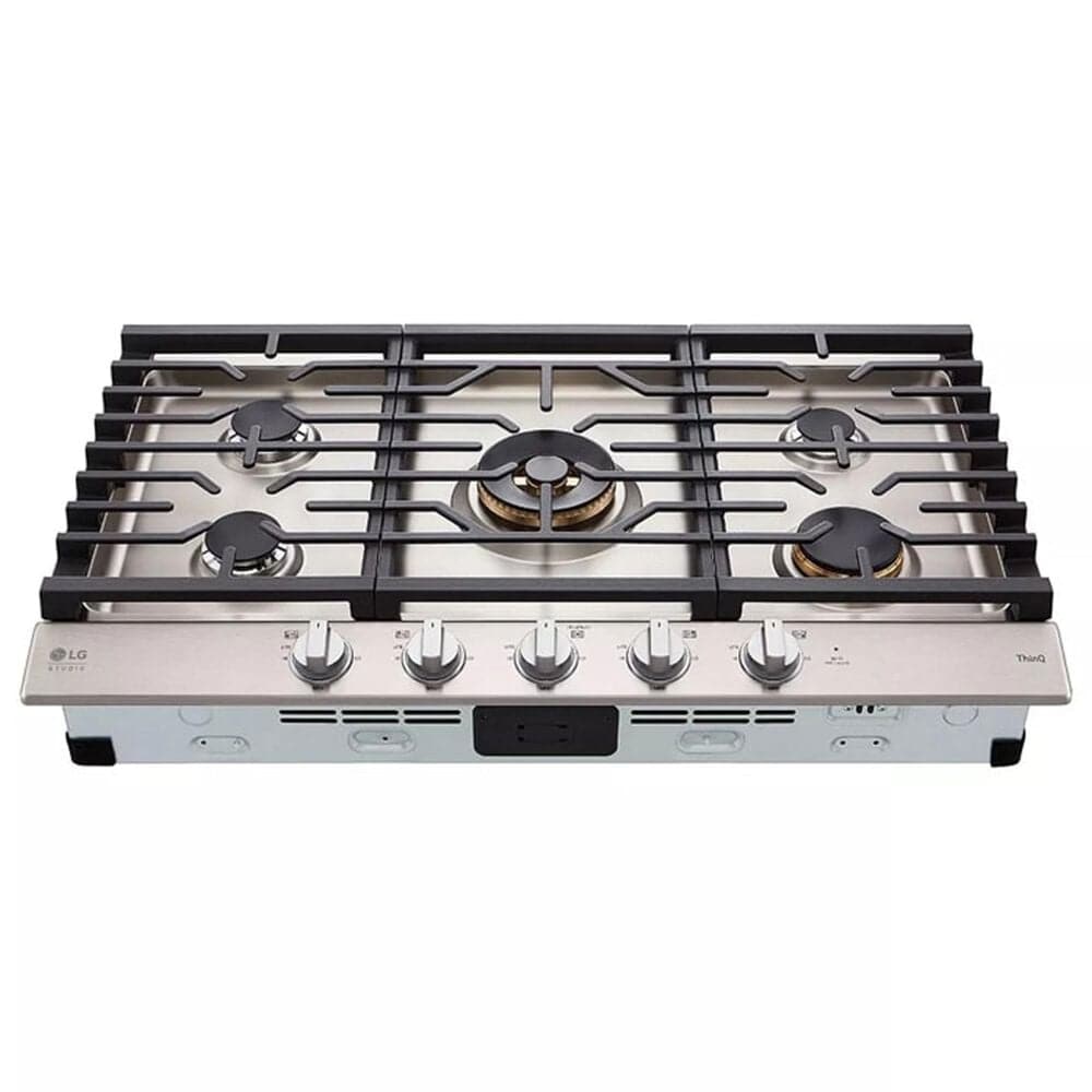 LG Studio 36&quot; 5-Burner Gas Cooktop in Stainless Steel, , large